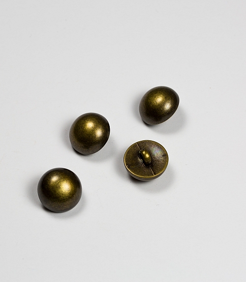 Metal Brass Dome Button Size 28L x5 - Click Image to Close